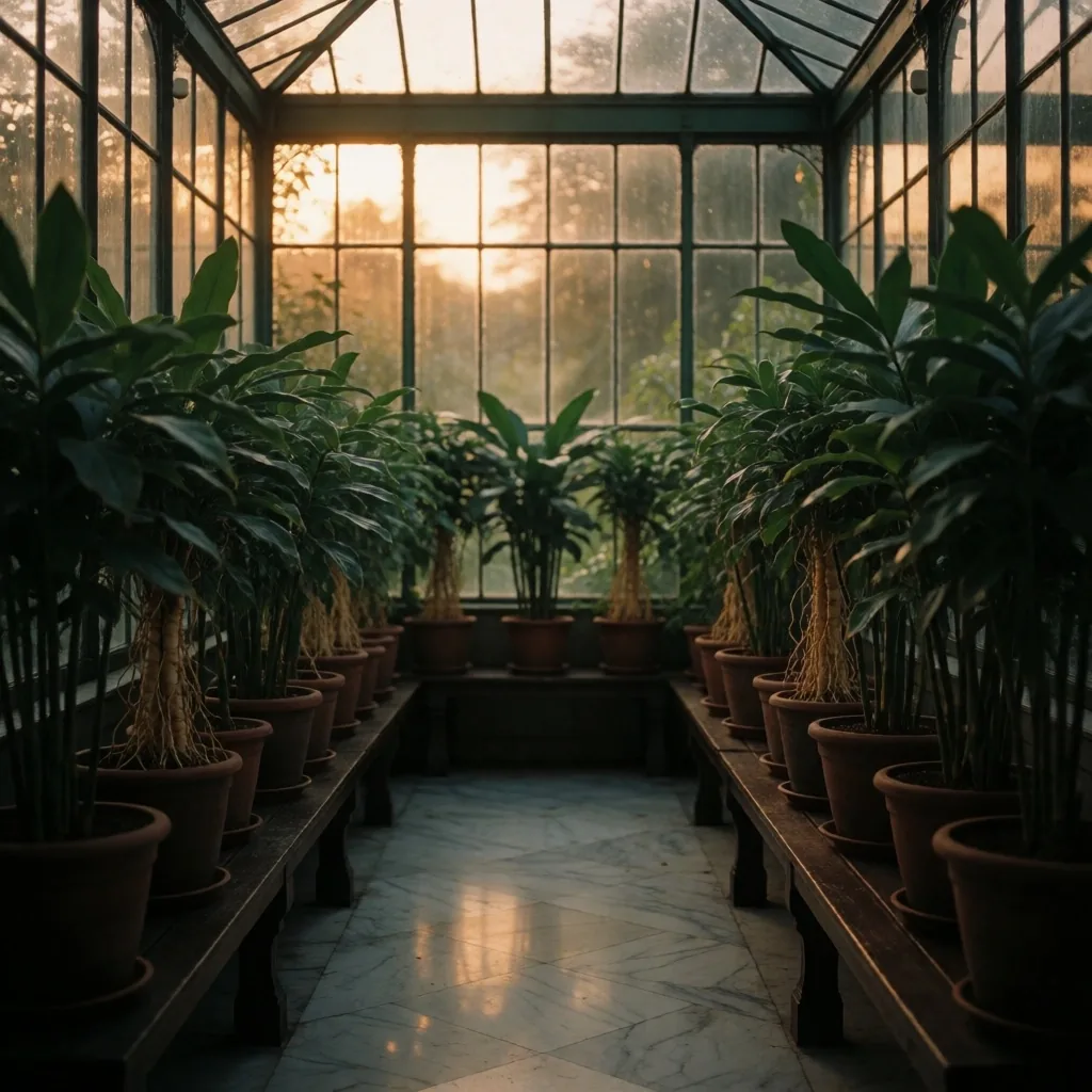 Botanical conservatory interior